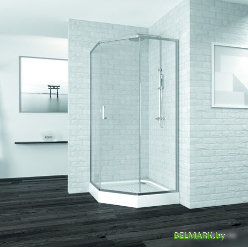 Душевой уголок RGW PA-86 100x100 (хром/прозрачное стекло) - фото2
