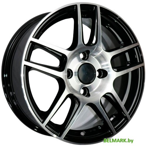 Литые диски RepliKey K47/1 15x6" 4x114.3мм DIA 67.1мм ET 40мм BK/FP - фото