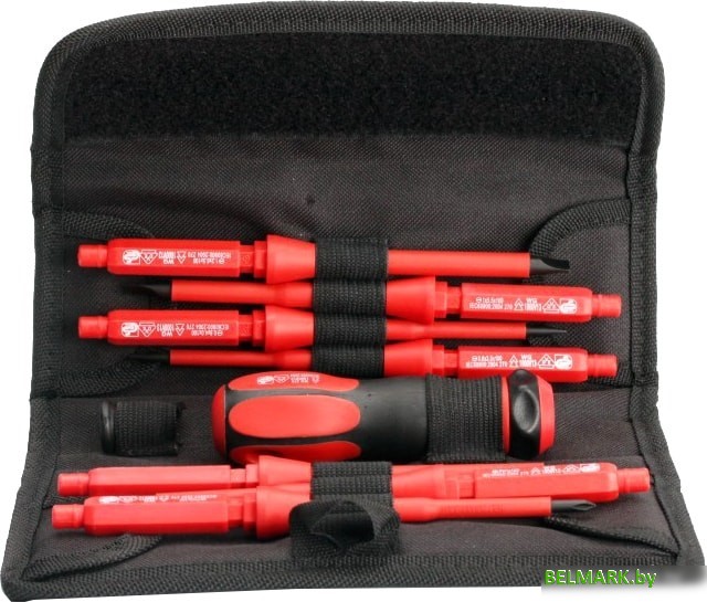 Набор отверток КВТ НИО-1107 (9 предметов) - фото