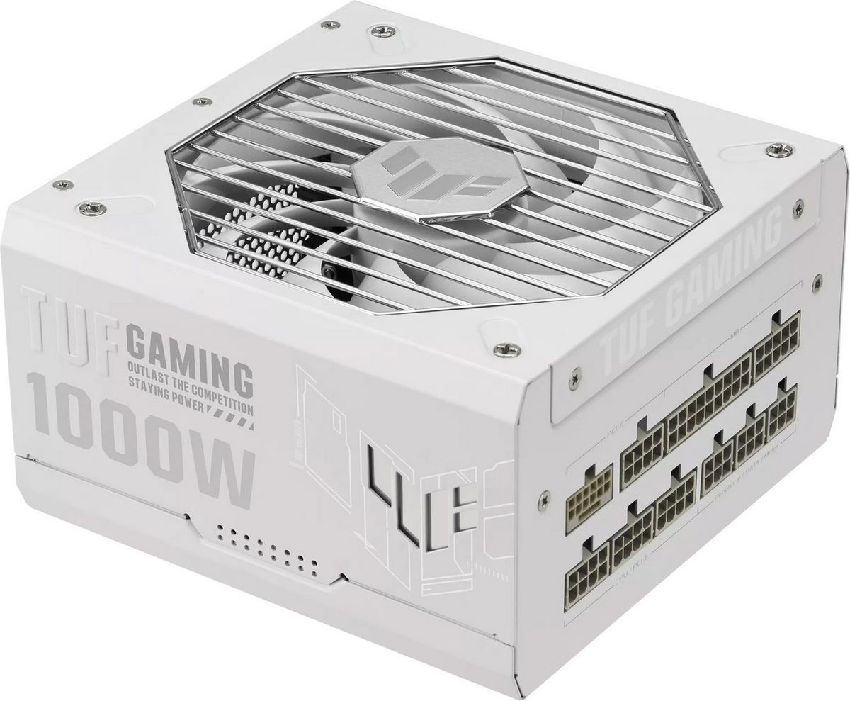 Блок питания ASUS TUF Gaming 1000W Gold TUF-GAMING-1000G-WHITE - фото