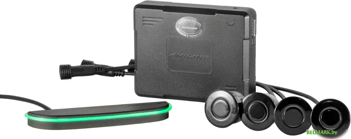 Парковочный радар Aviline MP-277 LED-F4W (белый) - фото