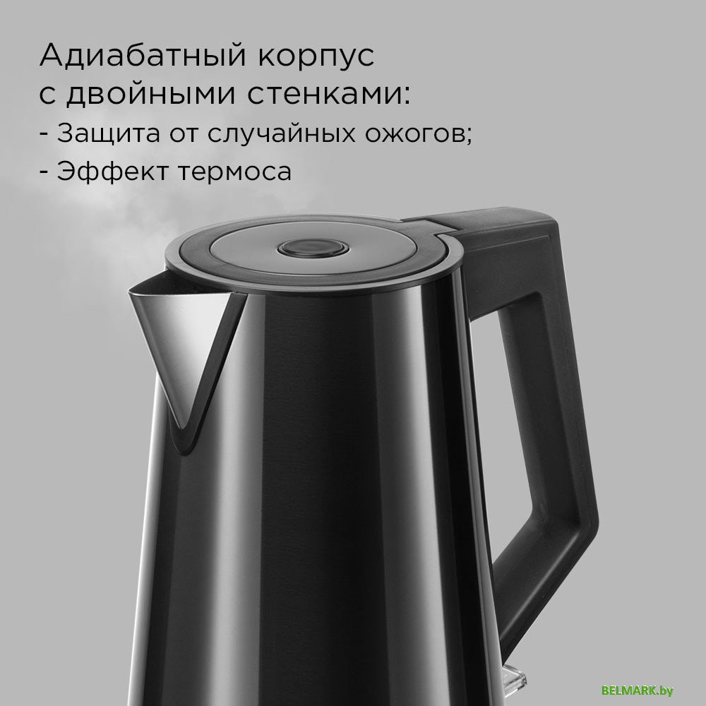 Электрический чайник Redmond (Редмонд) KM244 (черный) - фото2