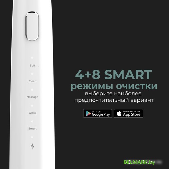 Электрическая зубная щетка AENO DB1S (3 насадки, белый) - фото2