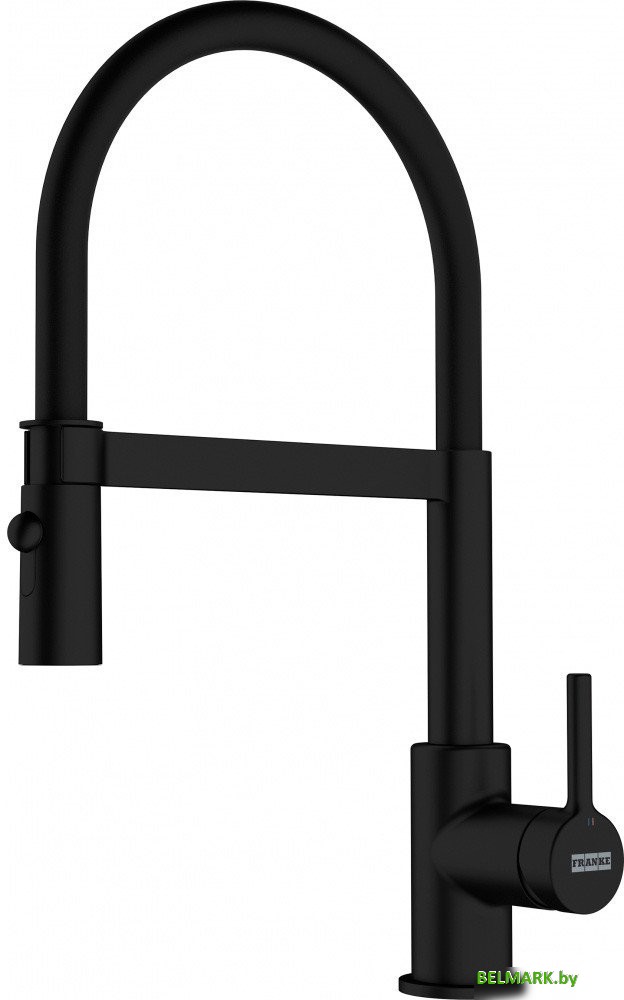 Смеситель Franke Lina Semi-pro 115.0725.838 (черный матовый) - фото