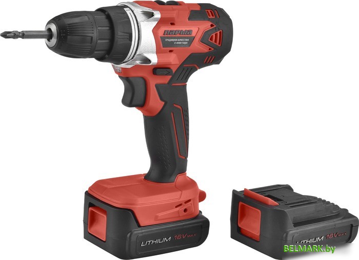 Дрель-шуруповерт Парма ДША-02-2016/2Li 02.021.00015 (с 2-мя АКБ, кейс) - фото