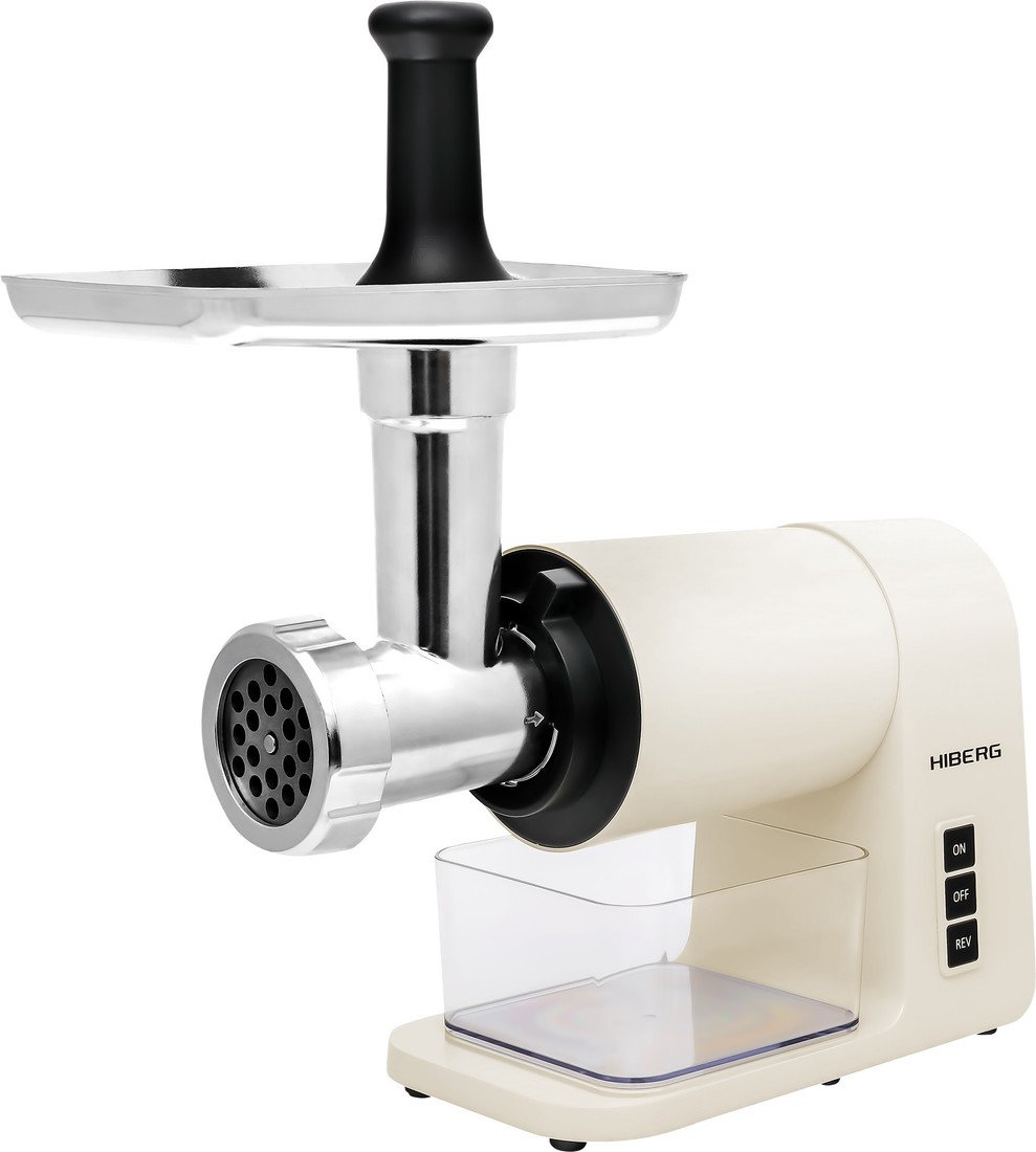 Мясорубка Hiberg MG 990 Y (бежевый) - фото
