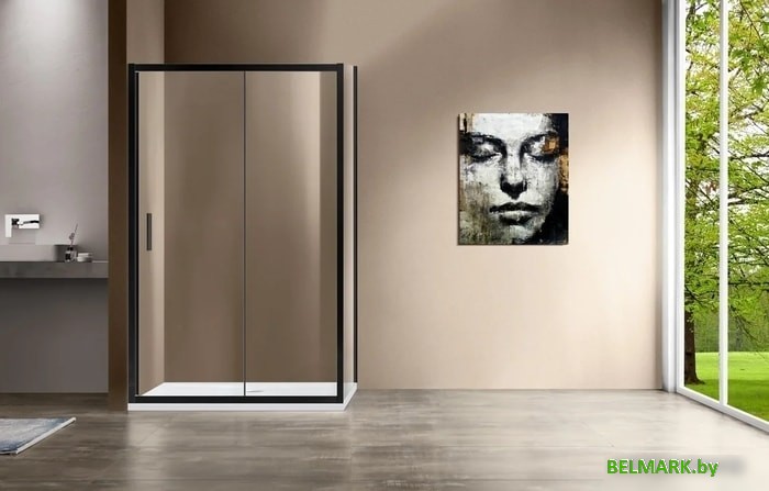 Душевой уголок Vincea Garda VSR-1G9012CLB (черный/прозрачное) - фото2