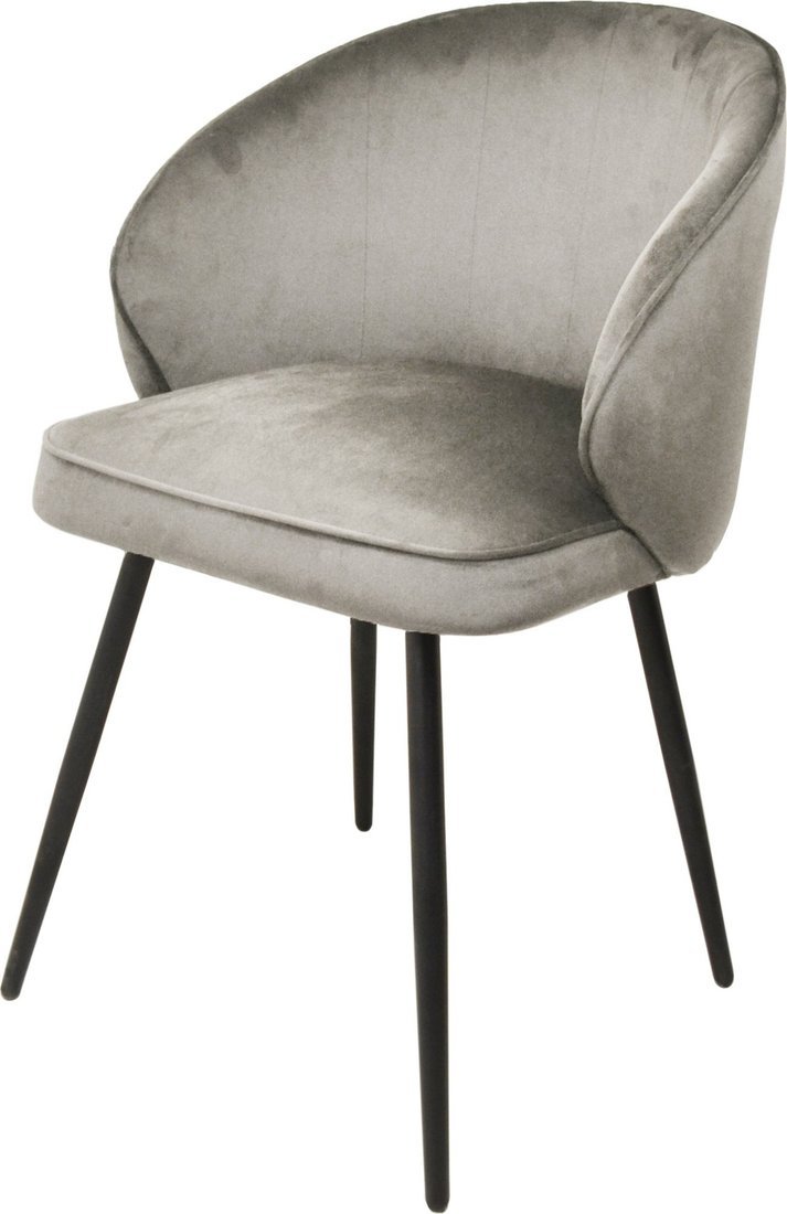 Мирабелла Бордо Велюр (серый/черный) - фото