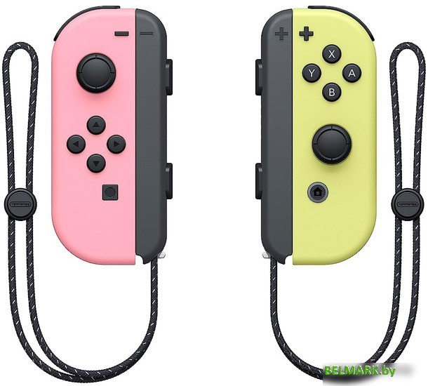 Геймпад Nintendo Joy-Con (пастельный розовый/пастельный желтый) - фото