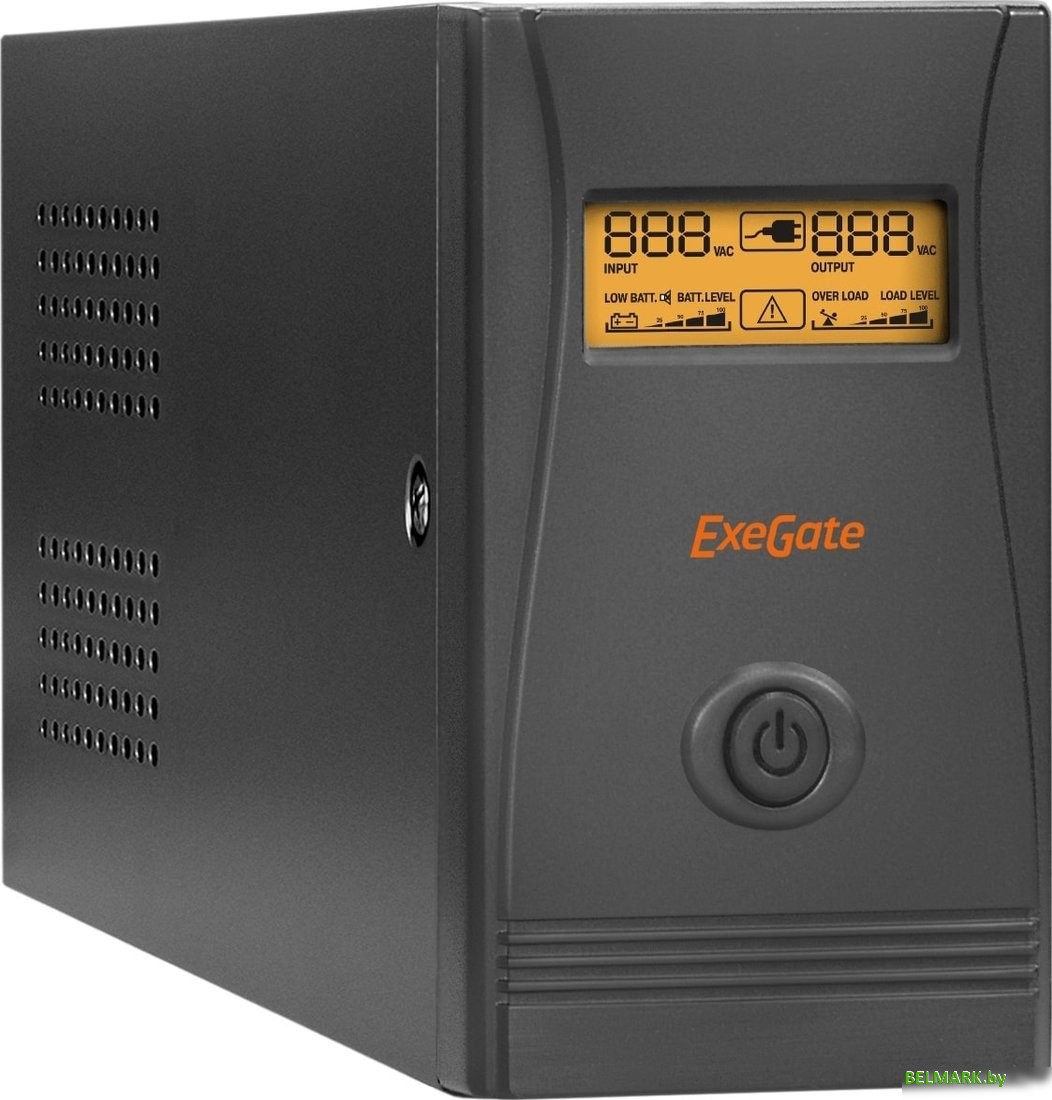 Источник бесперебойного питания ExeGate Power Smart ULB-650.LCD.AVR.EURO - фото