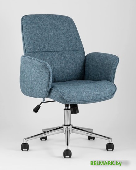 Кресло Stool Group Simona (голубой) - фото2