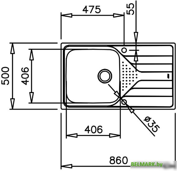 Кухонная мойка TEKA Universe 50 T-XP 1B 1D MAX POLISHED - фото2