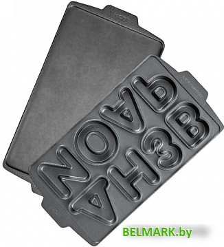 Сменные панели Redmond RAMB-42 форма для выпечки печенья в виде букв - фото