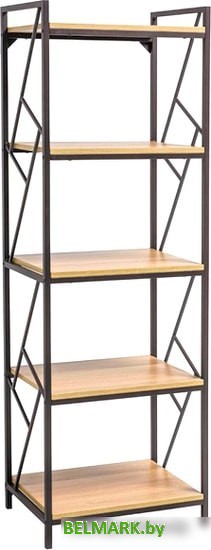 Стеллаж Signal Tablo R5 (дуб/темно-коричневый) - фото