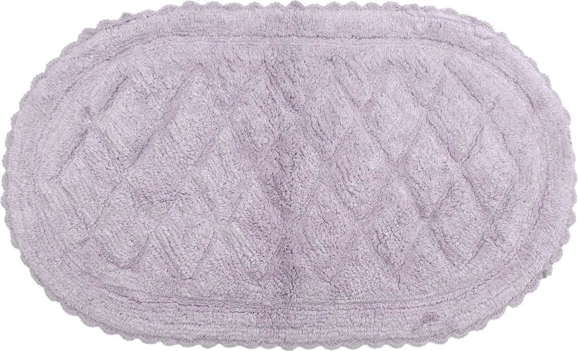 Коврик для ванной Sofi De MarkO Kimberly 60x100 КВ-КМ-10-60x100 (серый/лиловый) - фото