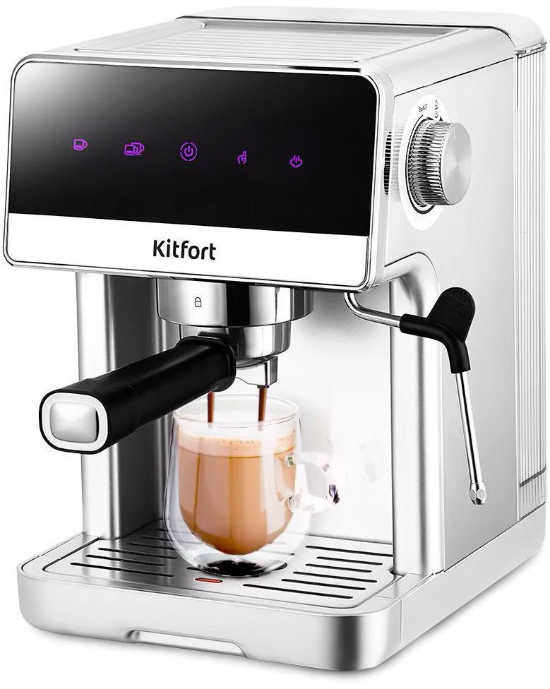 Рожковая кофеварка Kitfort KT-7418 - фото