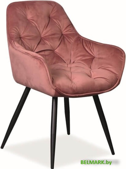 Стул Signal Cherry Velvet (bluvel 52 античный розовый) - фото2