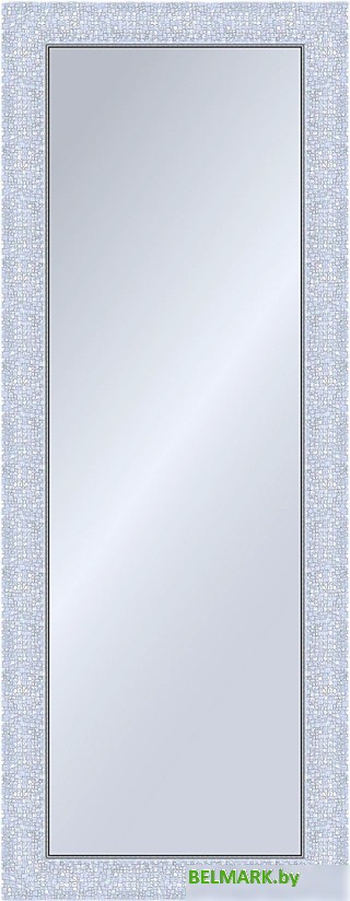 Зеркало Декарт Настенное в раме 8Л2723 (белый перламутр) - фото