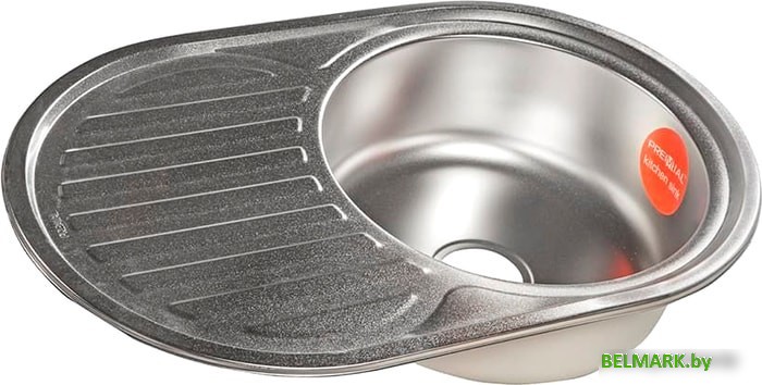 Кухонная мойка Premial PL 7750 (матовая, 0.8 мм) - фото