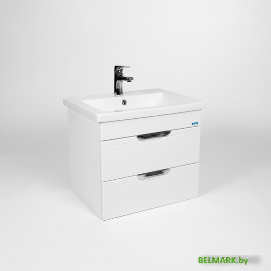 Viant Тумба Лима с умывальником Como 60 VLIM60CO-T2YP + S-UM-COM60/1-w - фото