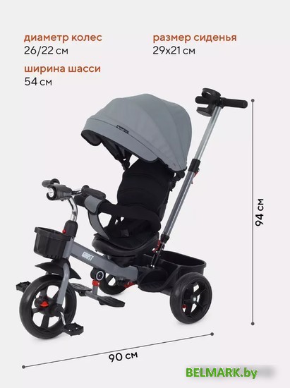 Детский велосипед Rant Basic Ghost RB250 (серый) - фото2