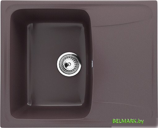 Кухонная мойка Ulgran U-201 (345 шоколад) - фото