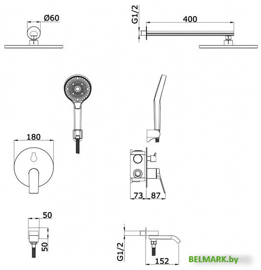 Душевая система Vieir V343563 - фото2