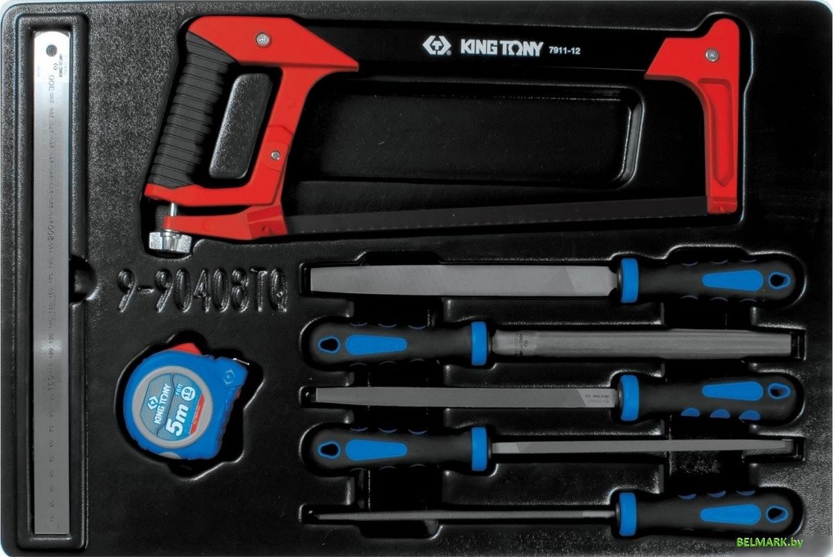 Набор напильников King Tony 9-90408TQ (8 предметов) - фото