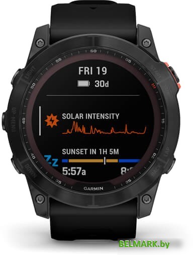 Умные часы Garmin Fenix 7X Solar 51 мм (сланцево-серый/черный) - фото2