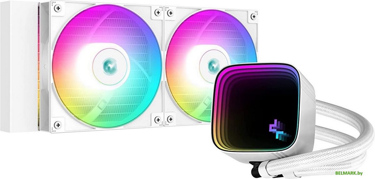 Жидкостное охлаждение для процессора DeepCool LS520 SE WH R-LS520-WHAMMM-G-1 - фото