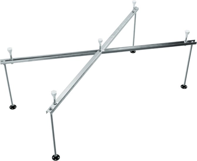 Каркас Triton усиленный для ассиметричных ванн Кайли, Изабель, Николь, Мадрид, София, универсальный 5 опор - фото