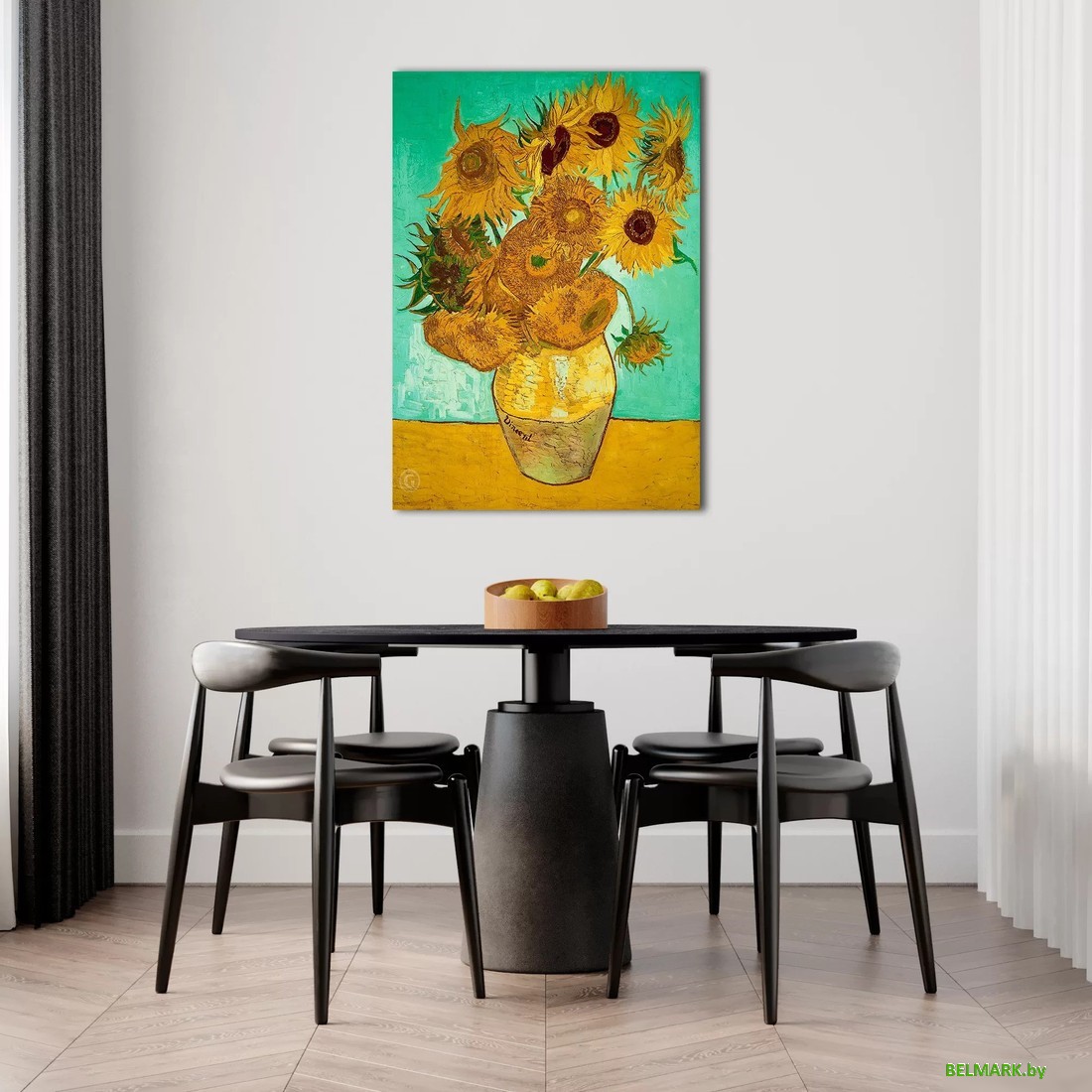 Картина Stamprint Подсолнухи 1 В. ван Гог PT005 (100x70) - фото2