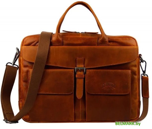 Мужская сумка Klondike 1896 Digger Carl KD1053-04 (коньяк) - фото