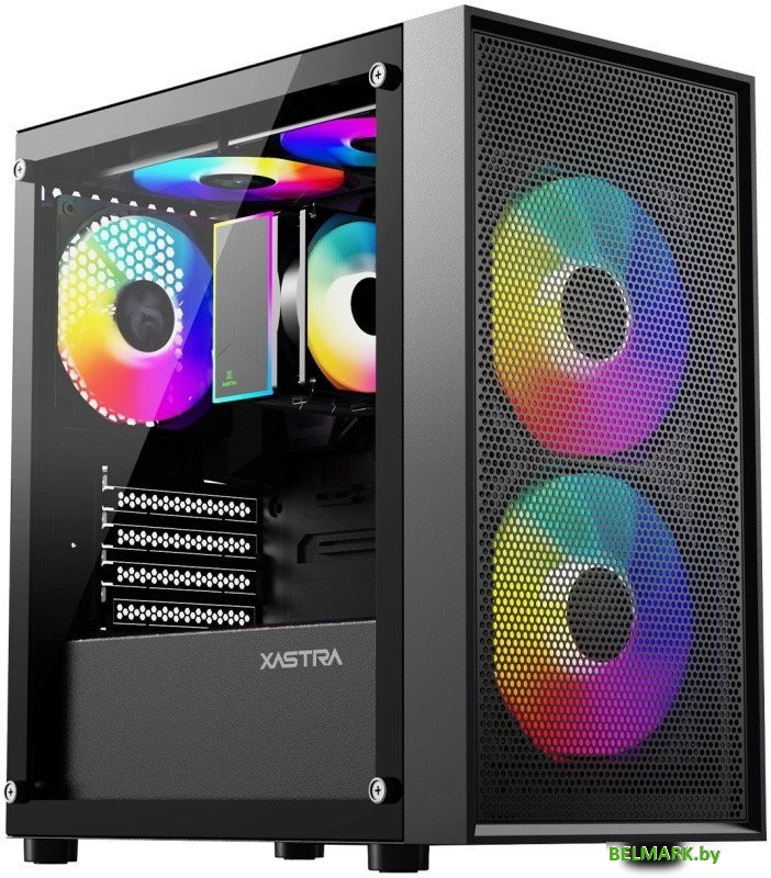 Корпус XASTRA A305M 3FRGB (черный) - фото