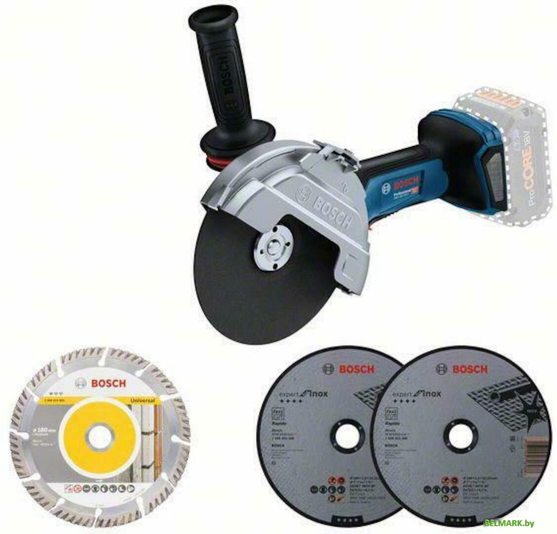 Угловая шлифмашина Bosch GWS 18V-180 P Professional 06019H6L01 (без АКБ) - фото
