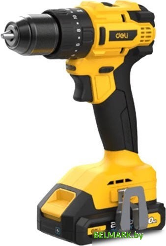 Ударная дрель-шуруповерт Deli DC150 (с 2-мя АКБ, сумка) - фото