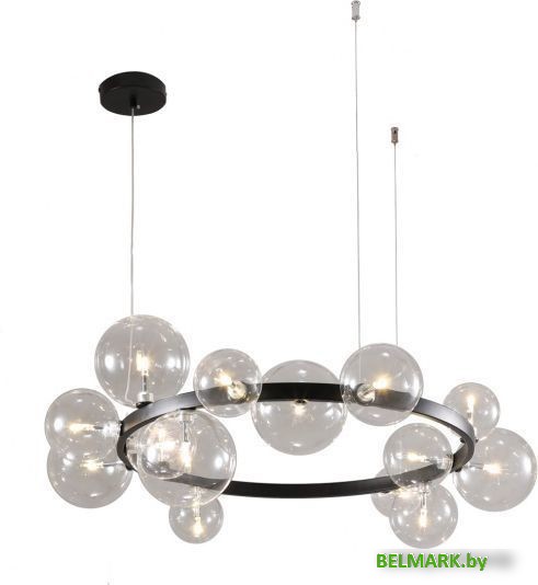 Подвесная люстра Kinklight Иона 07608-15A.19 (черный) - фото