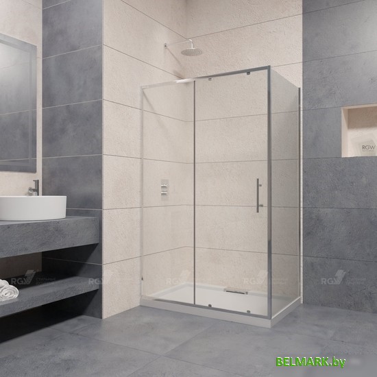 Душевой уголок RGW PA-145 020814584-11 80x140 (хром/прозрачное стекло) - фото2