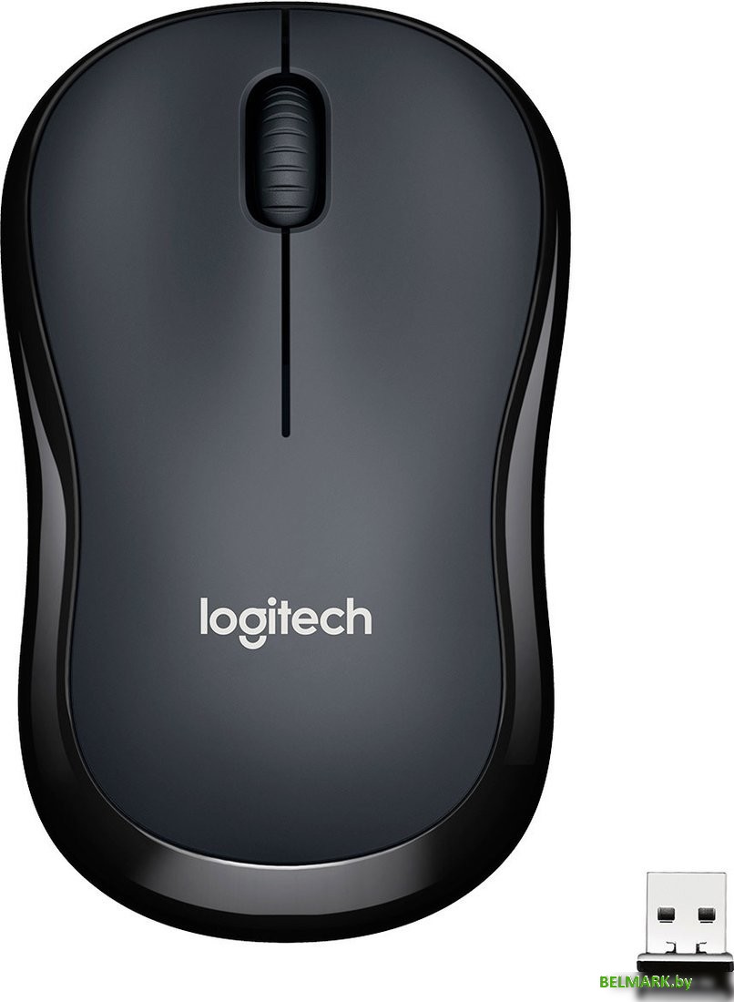 Мышь Logitech M220 Silent (темно-серый) - фото