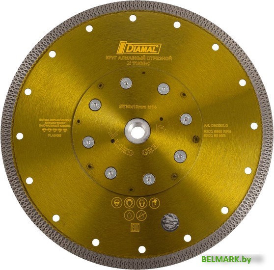 Отрезной диск алмазный Diamal DM1405 - фото