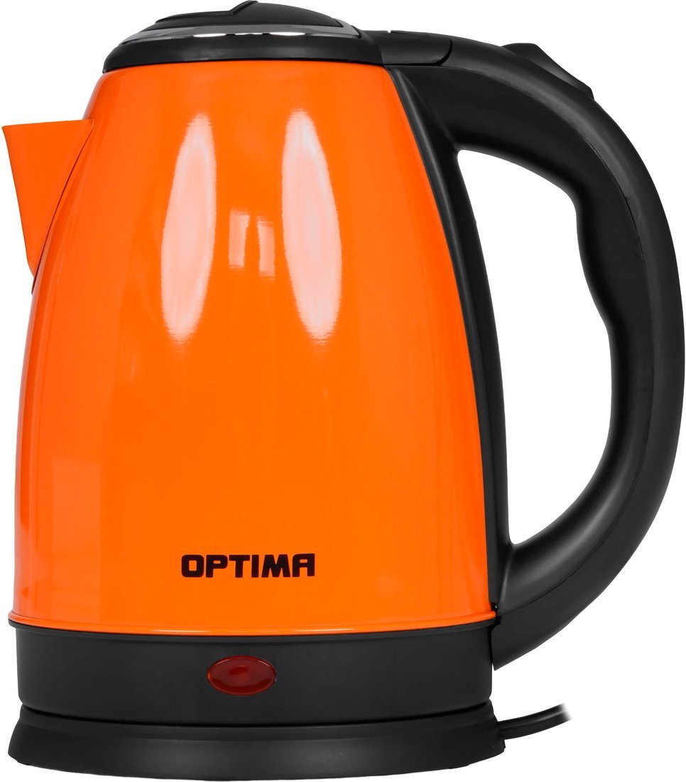 Электрический чайник Optima EK-1808SS (оранжевый) - фото