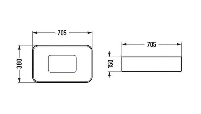 Умывальник WeltWasser ELBACH 78575-70 MT-GR - фото2