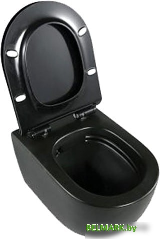 Унитаз Calani Loyd Slim CAL-C0020 (черный) - фото2