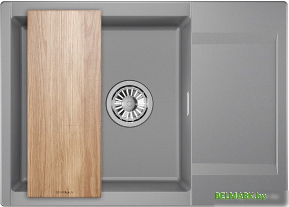 Кухонная мойка Granula ES-7003 (алюминиум) - фото