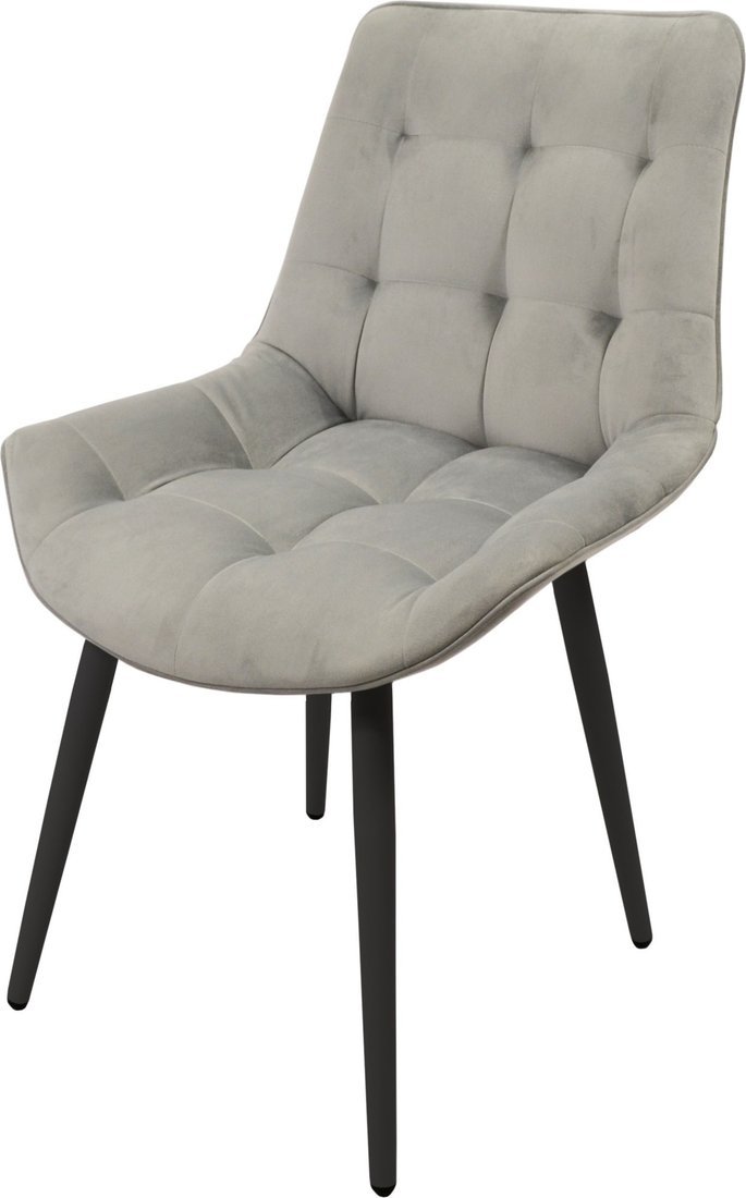 Мирабелла Женева Велюр (серый/черный) - фото