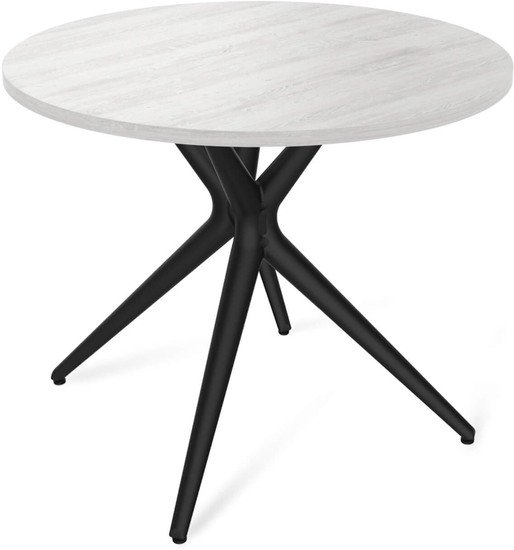 Кухонный стол Sheffilton SHT-TU30/ТТ 80 ЛДСП (черный/сосна касцина) - фото