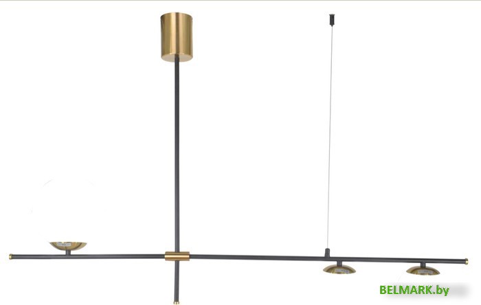 Подвесная люстра Mirastyle SX-20627/3 BK+YB - фото