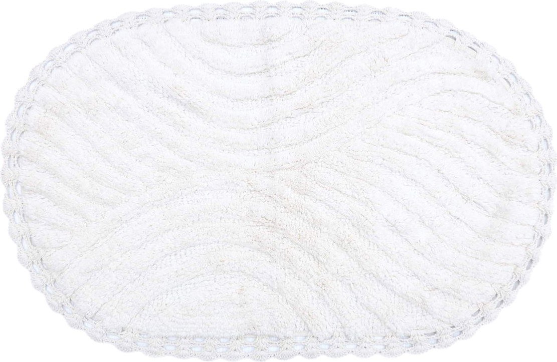 Коврик для ванной Sofi De MarkO Sierra Кружевной 60x100 КВ-СР-4-60х100 (кремовый) - фото