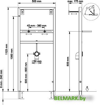 Инсталляция для раковины Berges Wasserhaus Novum 049214 - фото2