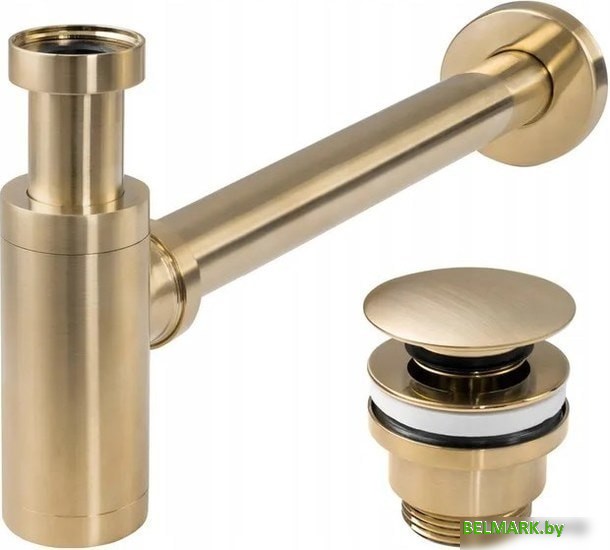 Сифон Rea Klik-Klak REA-A8586 (матовое золото) - фото